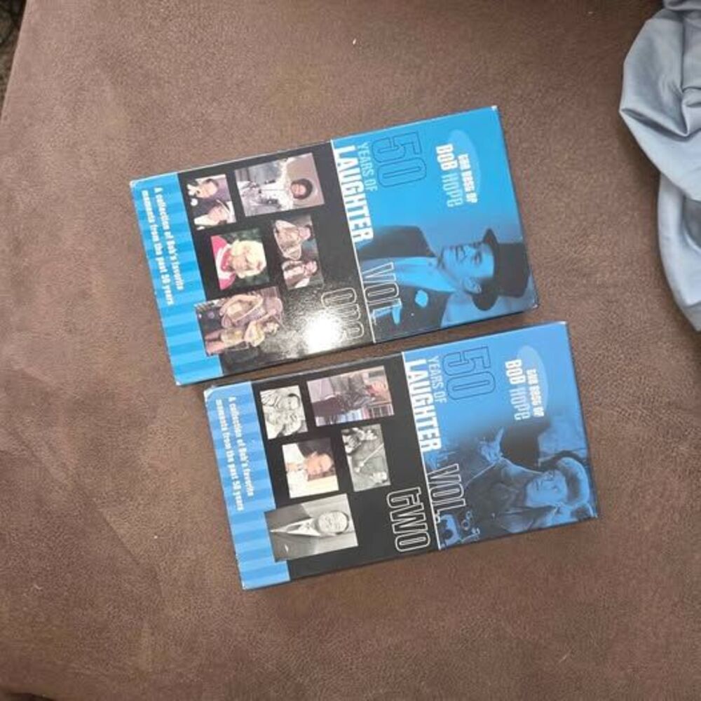 Bob Hope 50 Years of Laughter VHS Tapes Vol 1 & 2
